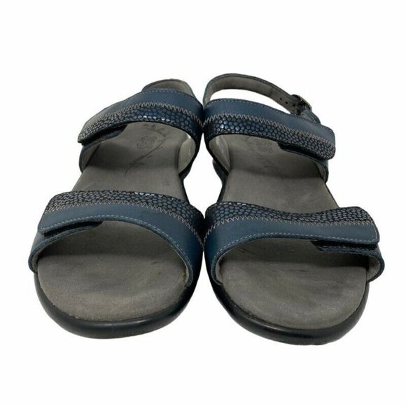 SAS Womens Nudu Slingback Sandals Blue Leather 9 - Picture 4 of 9